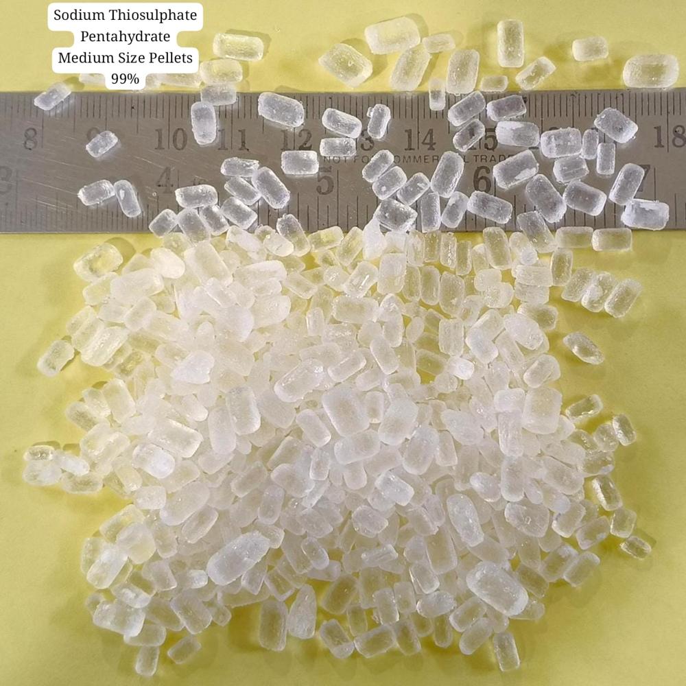 Sodium Thiosulphate Pentahydrate Medium Size Pellets 99%+++ - Boiling Point: 444.6 A C
