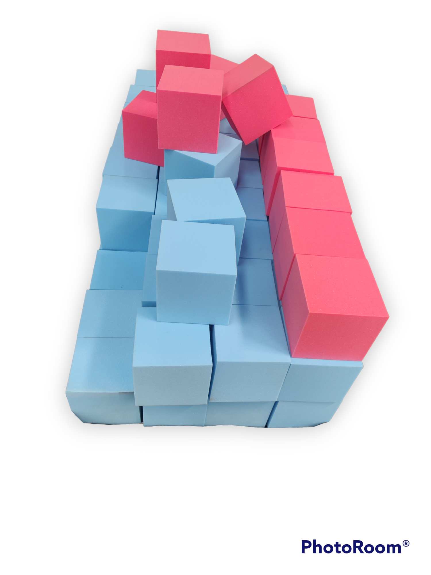 Trampoline Foam Cubes - Pu Foam, 8x8 - 12x12 Inches, Pink, Blue, Yellow | Colorful, Light In Weight, Soft, Tear-resistant, Customizable Cubes
