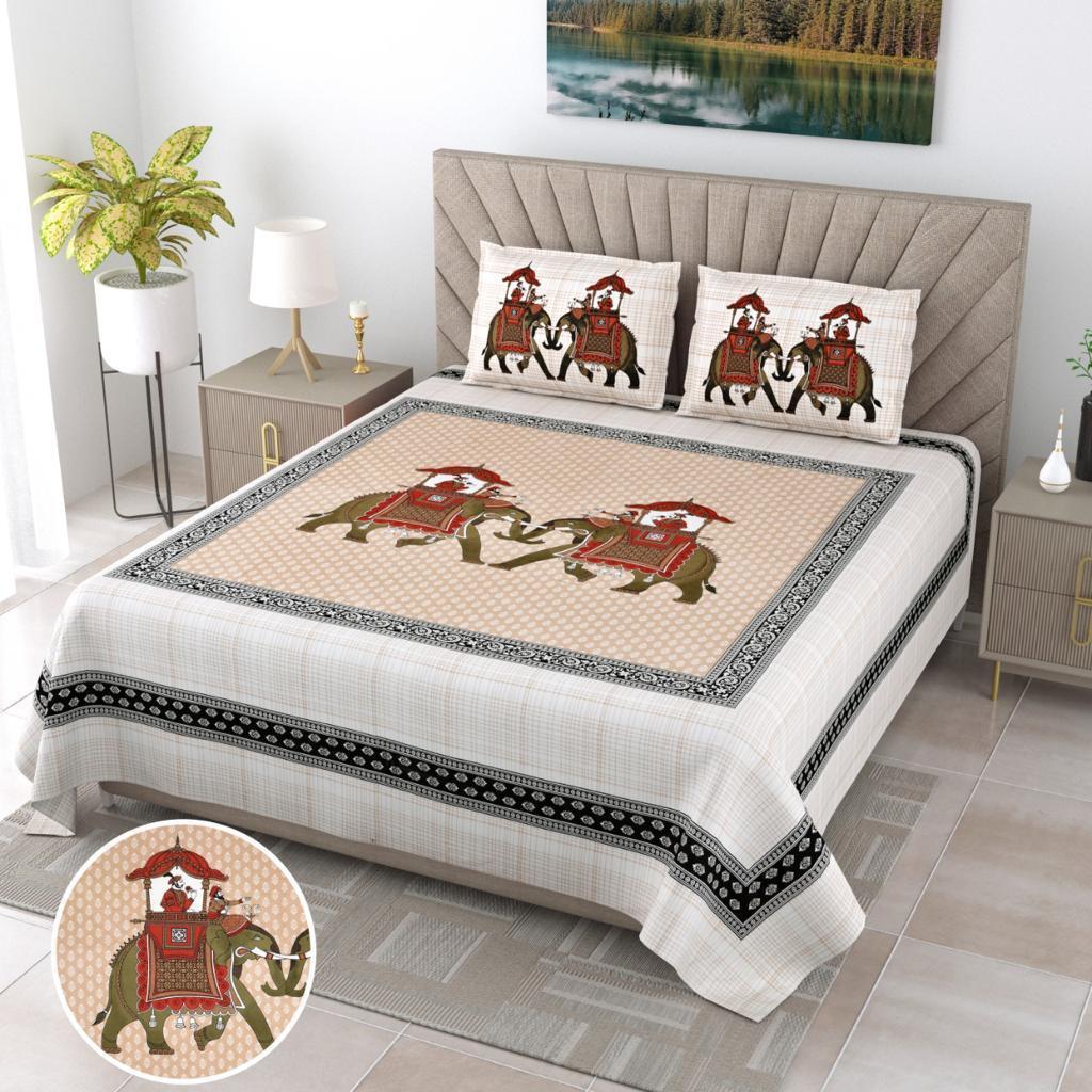 Alveera King Size Bedsheet