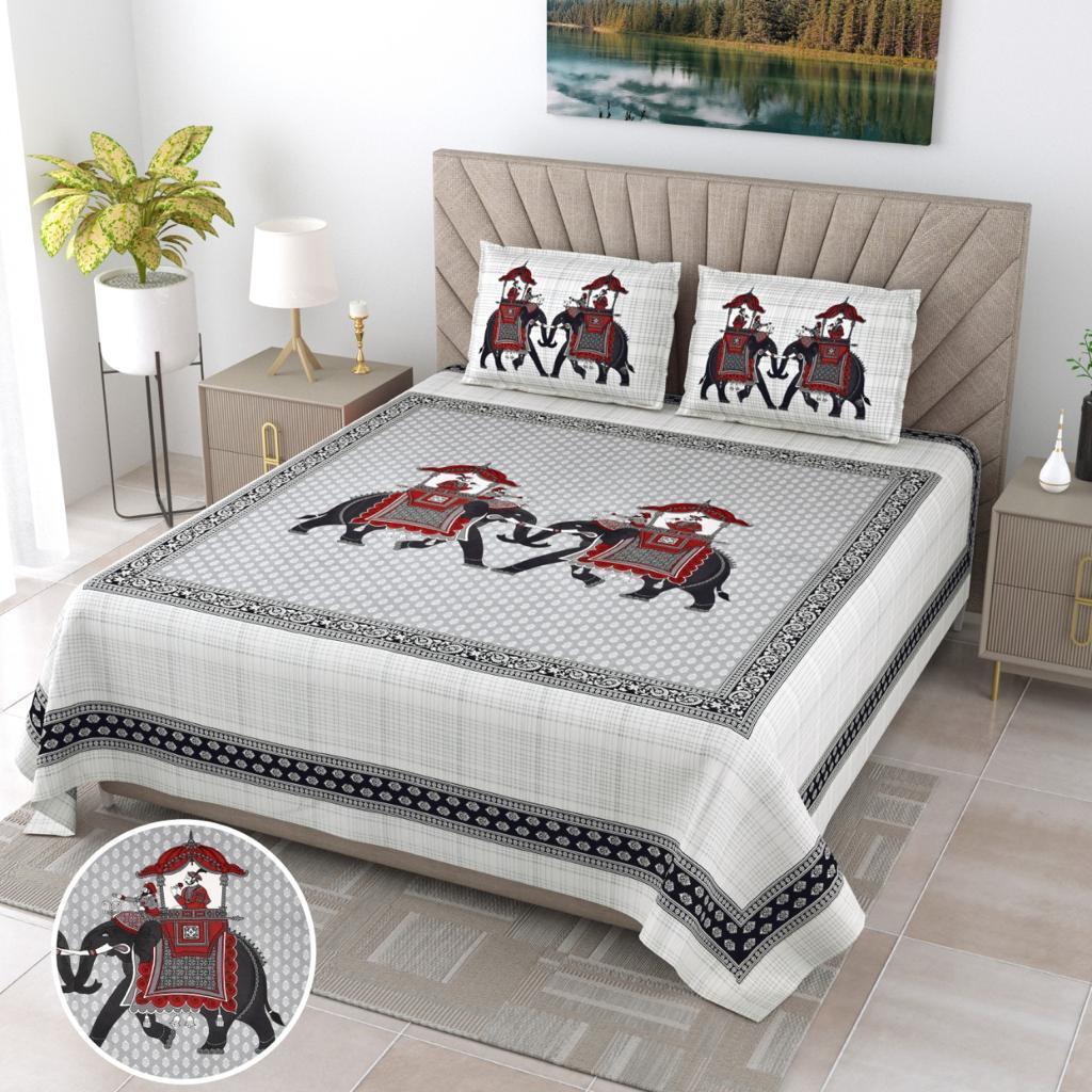 Alveera King Size Bedsheet