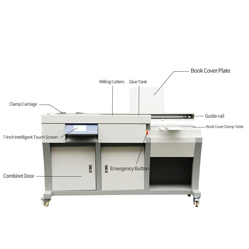 A3 And Side-glue Perfect Glue Binding Machine With Binding (460mm) - Automatic Grade: Automatic
