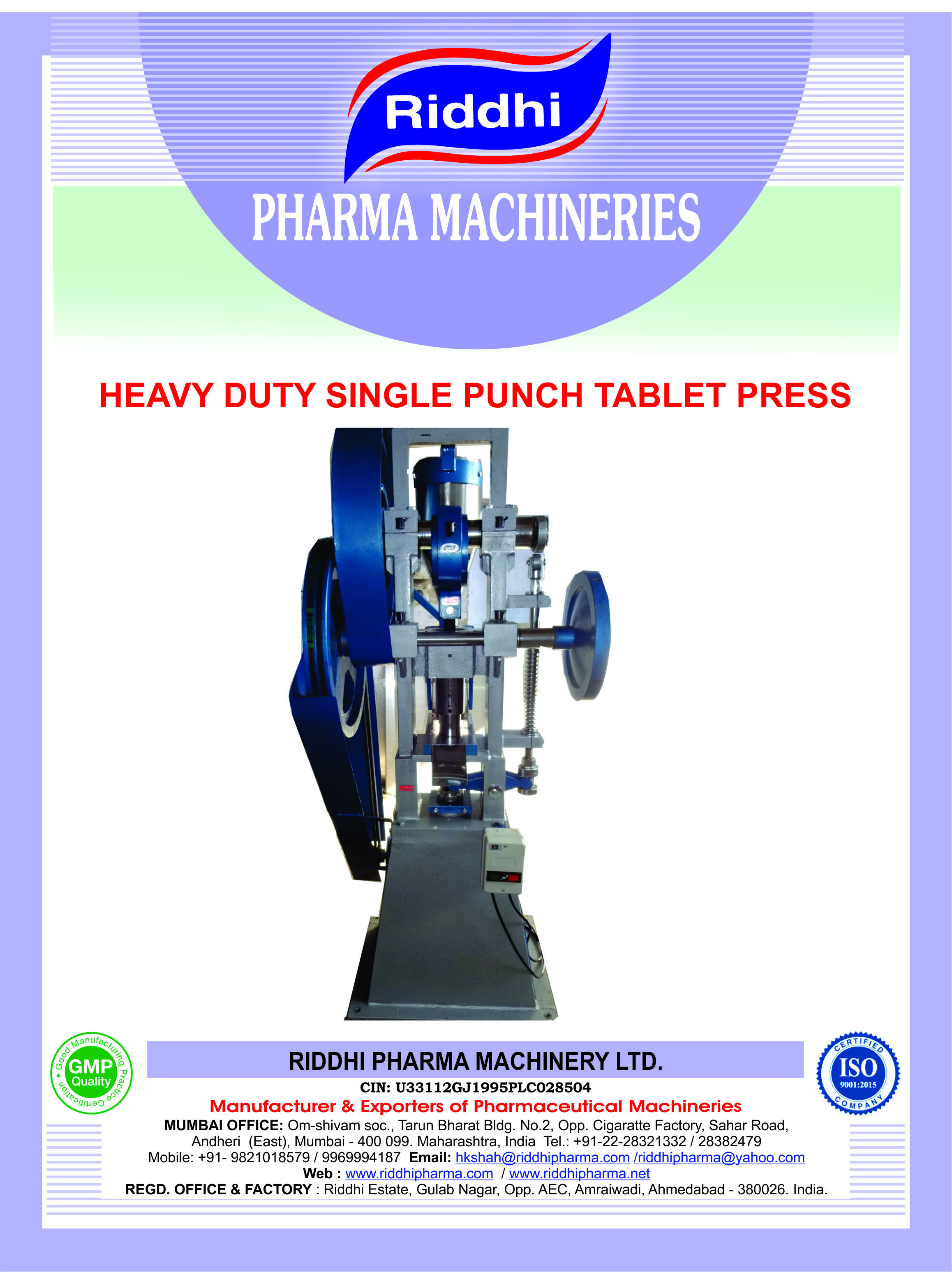 Silver Rotary Tablet Press