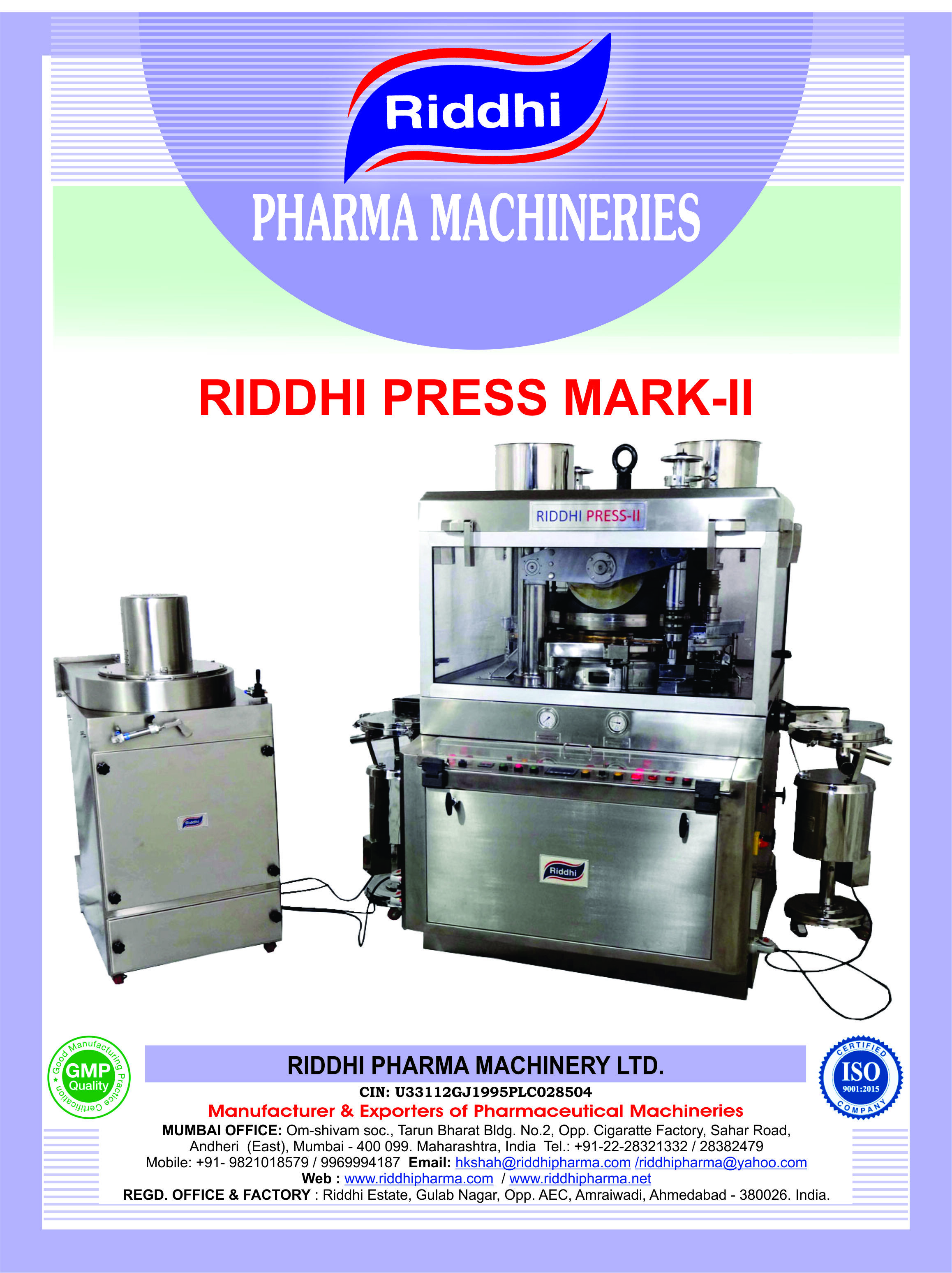 Silver Lab Model Tablet Press Machine