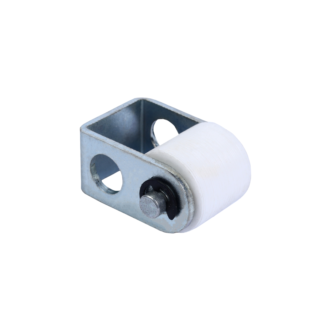 Brake Roller With Bracket - Cast Iron Material, White Color | High Usage Industrial Quality