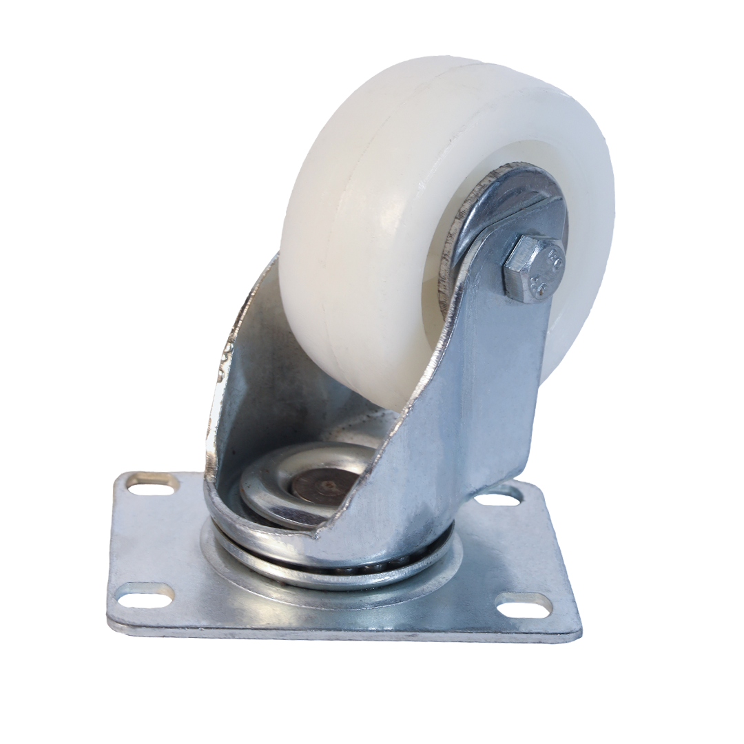 Strapping Machine Caster Wheel - Cast Iron Material, Black Color | High-quality Industrial Usage For Durable Performance