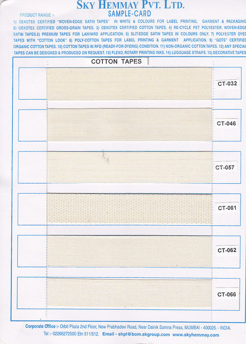 Cotton Tape