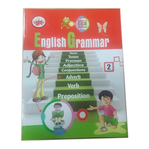 Kids English Grammar Book - Coated Paper , Rectangle Shape - Engaging Offset Printed Education Book for Children