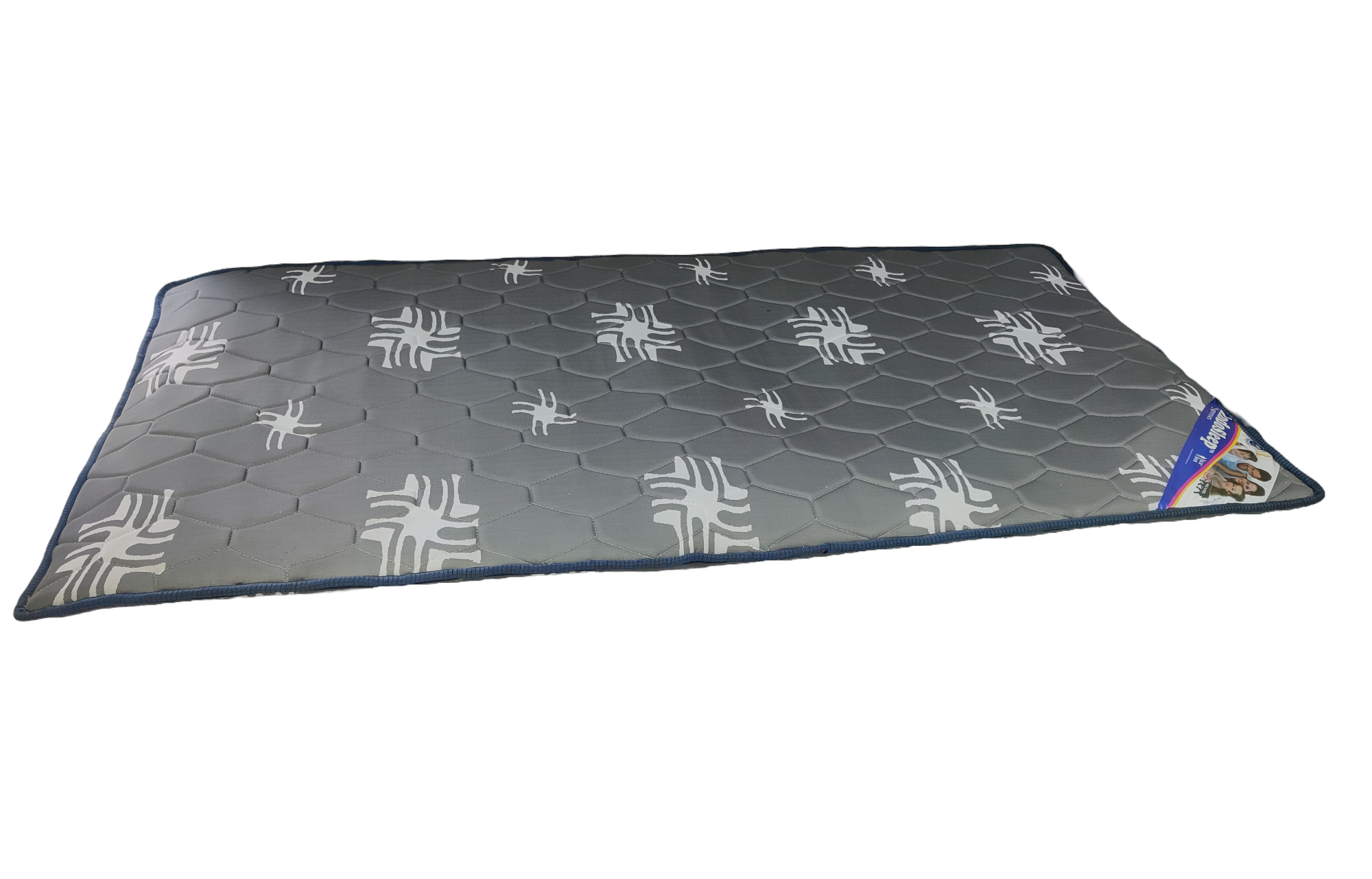 Grey/white Slim Foldable Mattress