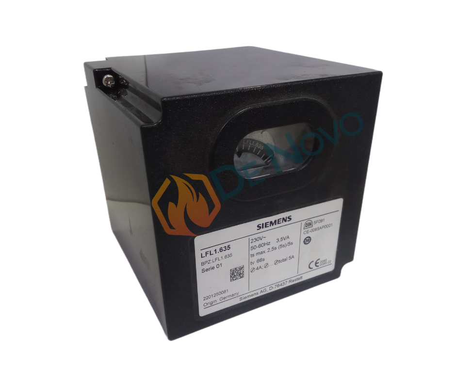 Siemens Lfl 1.635 Burner Controller Pressure: High Pressure