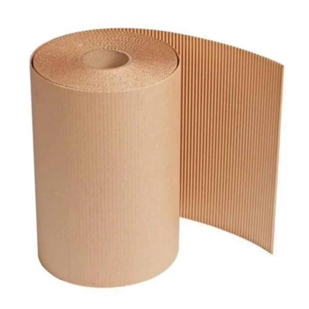 Corrugated Paper Rolls - Round Shape, Matte Surface | Ideal for Packaging, Crafts, and Sustainable Solutions