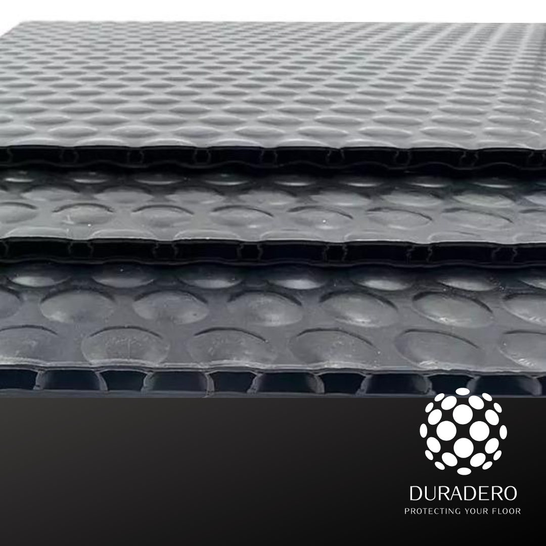 Duradero Floor Protection Sheet - 250 Gsm, 6' X 4' Smooth Polypropylene Material For Effective Floor Safety