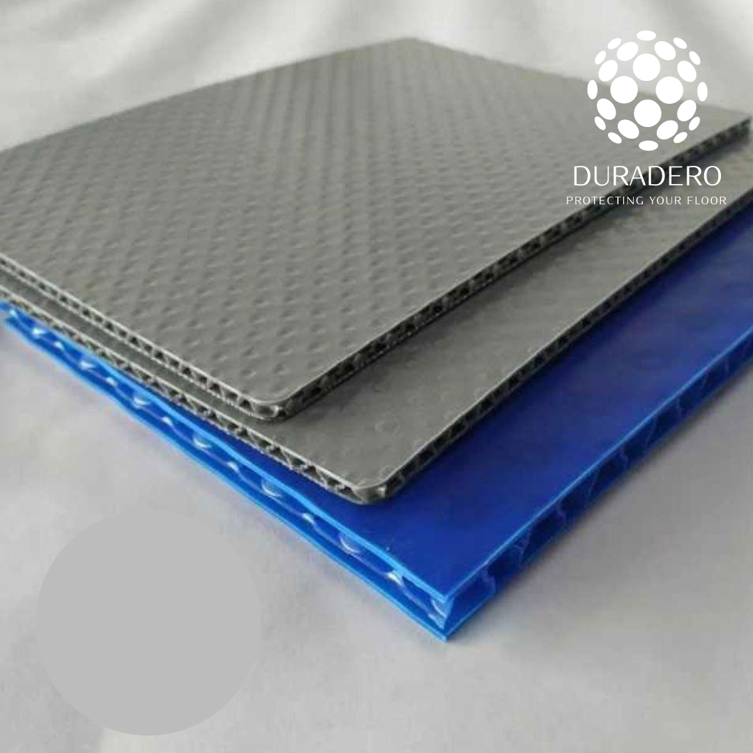 Duradero Floor Protection Sheet - 250 Gsm, 6' X 4' Smooth Polypropylene Material For Effective Floor Safety