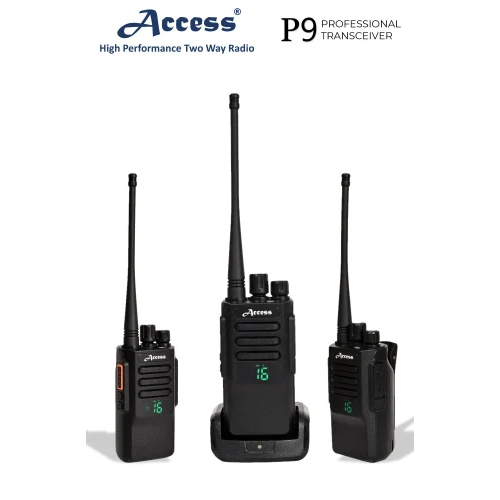 Access P9 Walkie Talkie Dimension(L*W*H): 122A 57A 42.8 Millimeter (Mm)