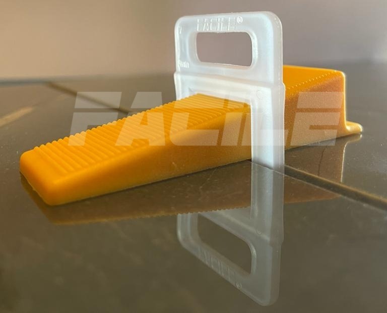 White Facile(r)tile Leveling System Clips Big 2mm