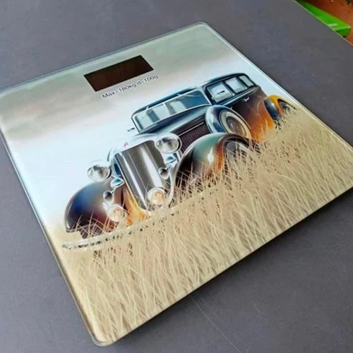 Mulicolored Glass Digital Weighing Scale