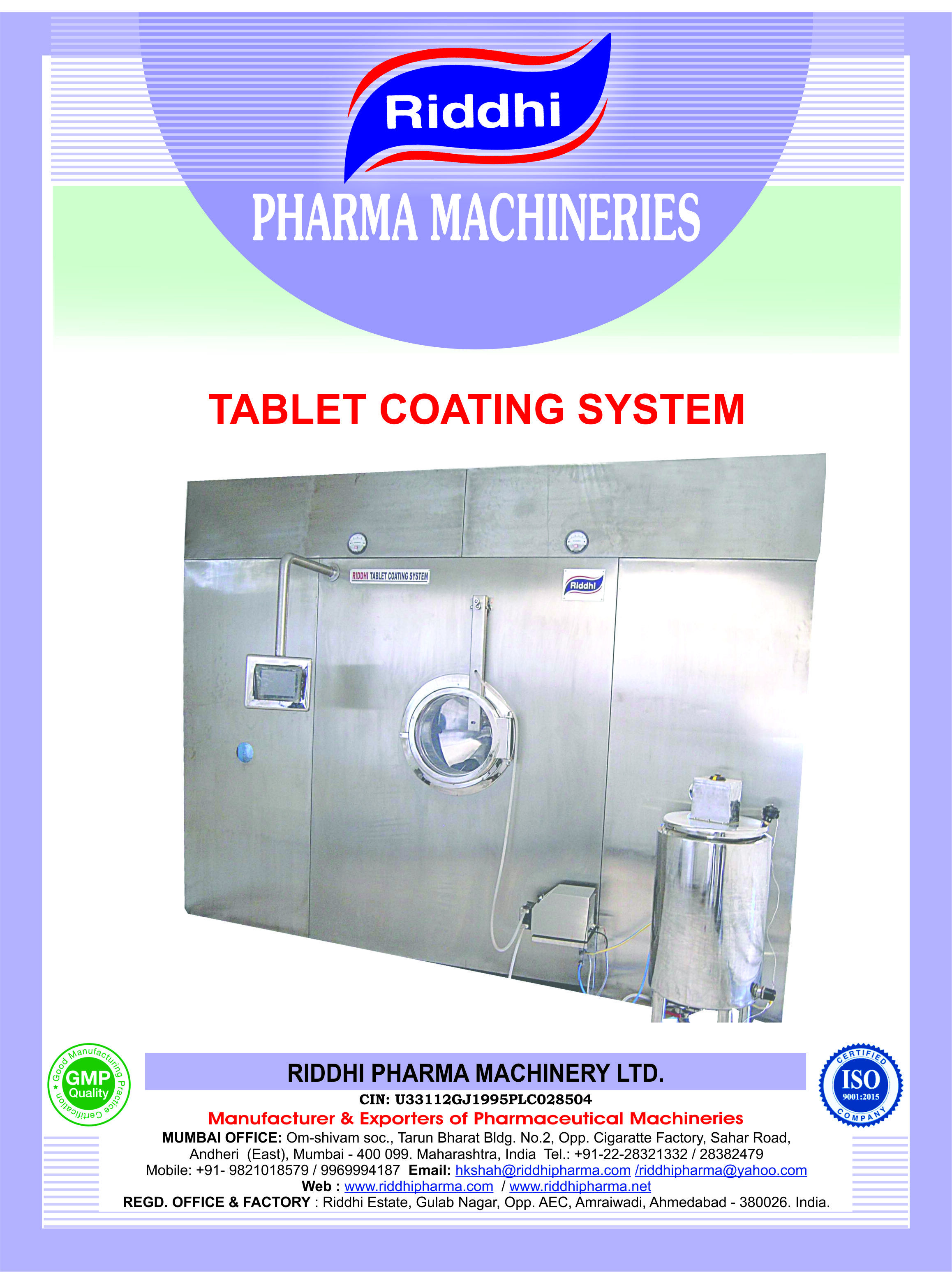 Coating Pan Capacity: Lab Model To 60 Inch Kg/hr