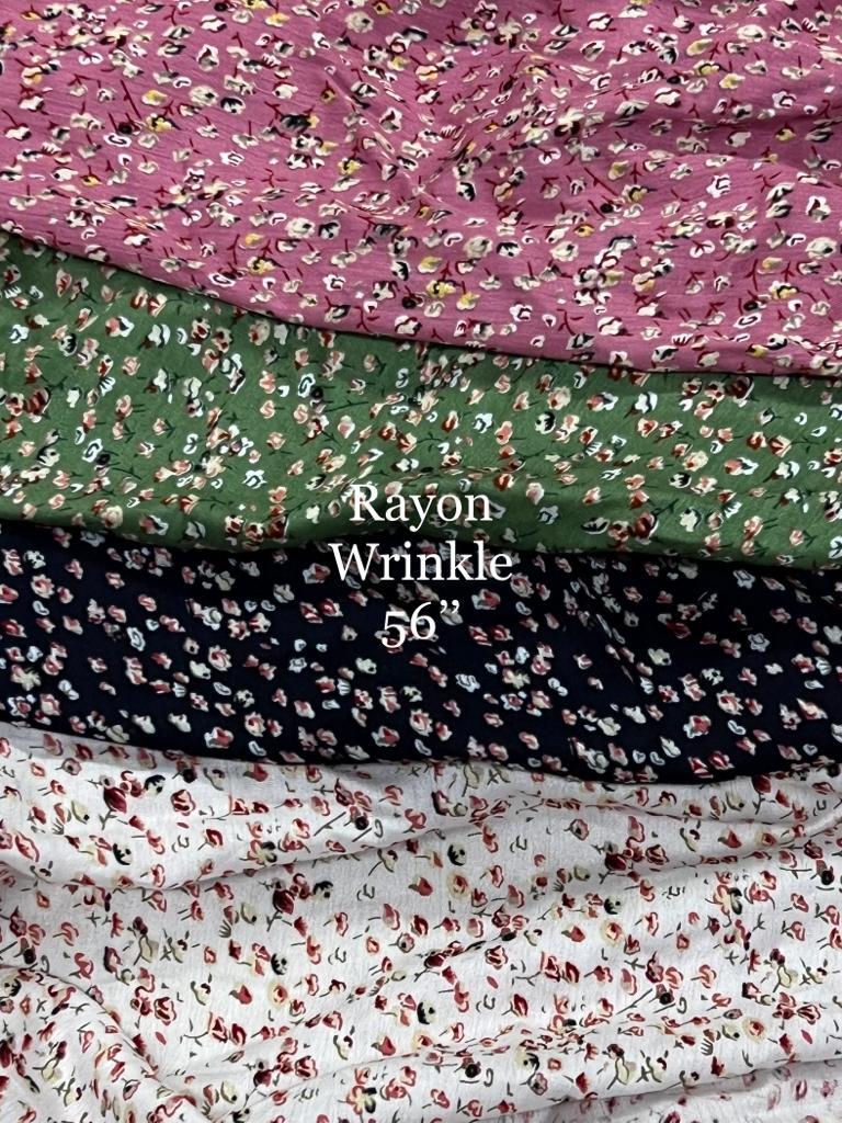 Rayon Rinkal Big Panna Use For Kurti And Dress Febric - Color: Multicolor
