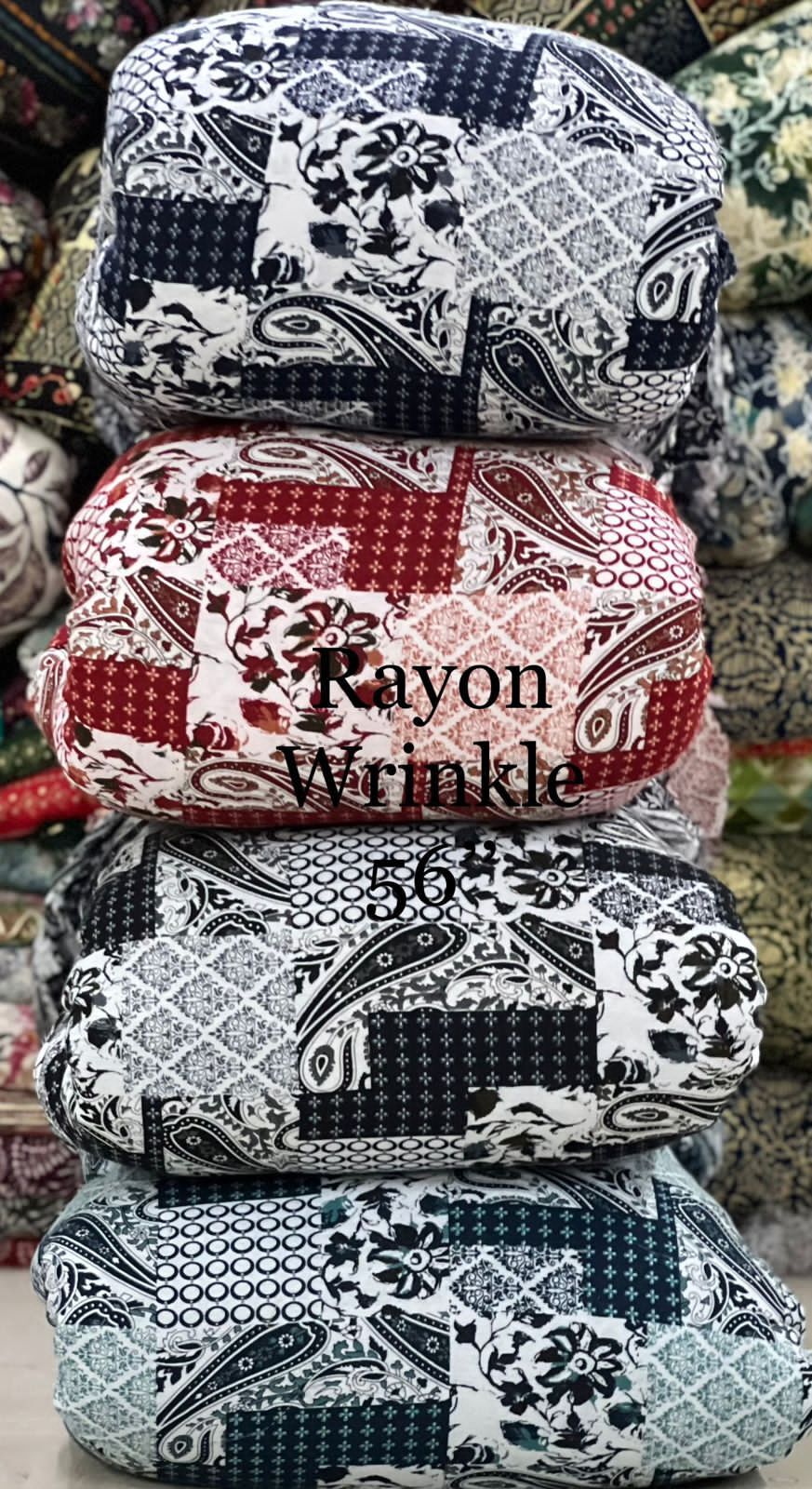 Rayon Rinkal Big Panna Use For Kurti And Dress Febric - Color: Multicolor