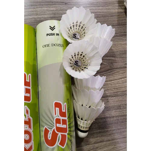 Sukoi G2 Badminton Feather Shuttlecock - Color: White