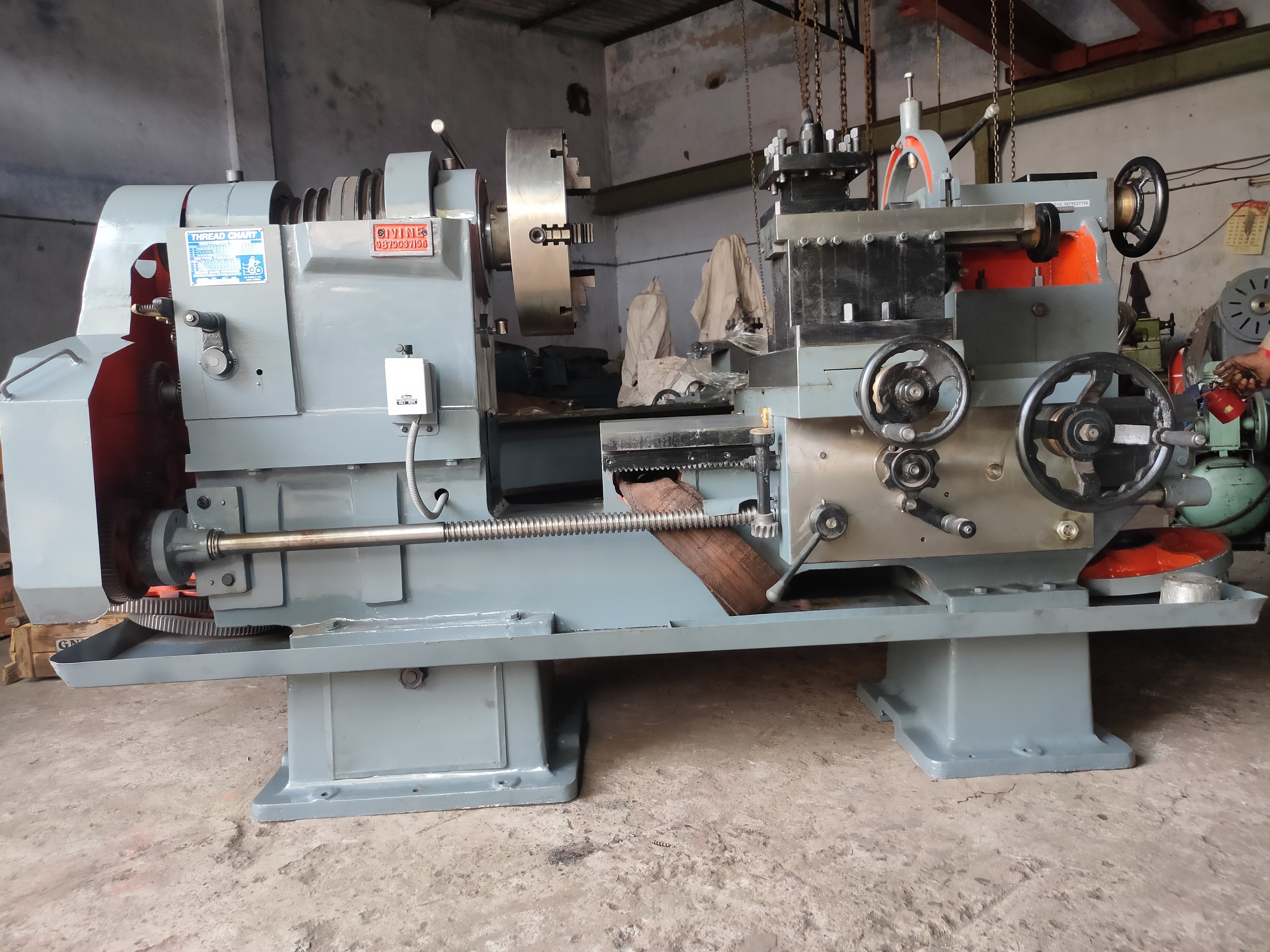 Cast Iron Manual Lathe Machine