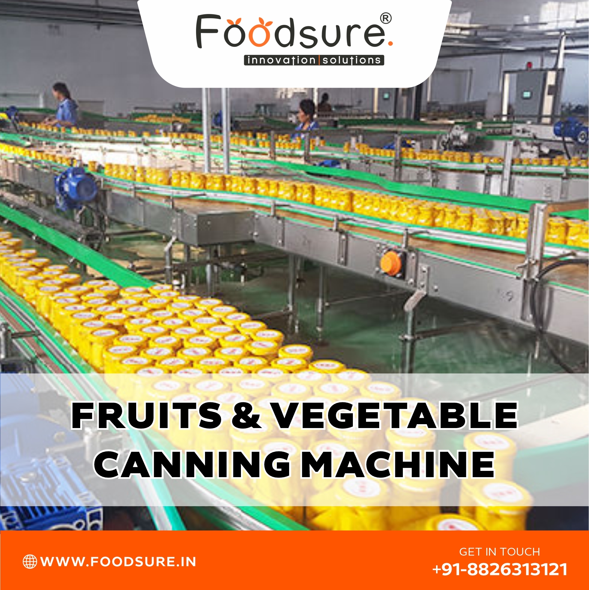 Fruits And Vegetable Canning Machine - Capacity: Upto 3000 Kg Kg/hr