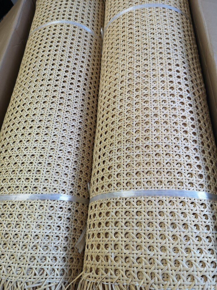 Natural Rattan Cane Webbing - 1mm Thick, Natural Beige Color | Lightweight, Breathable, Durable, Handwoven, Ideal For Furniture Crafts