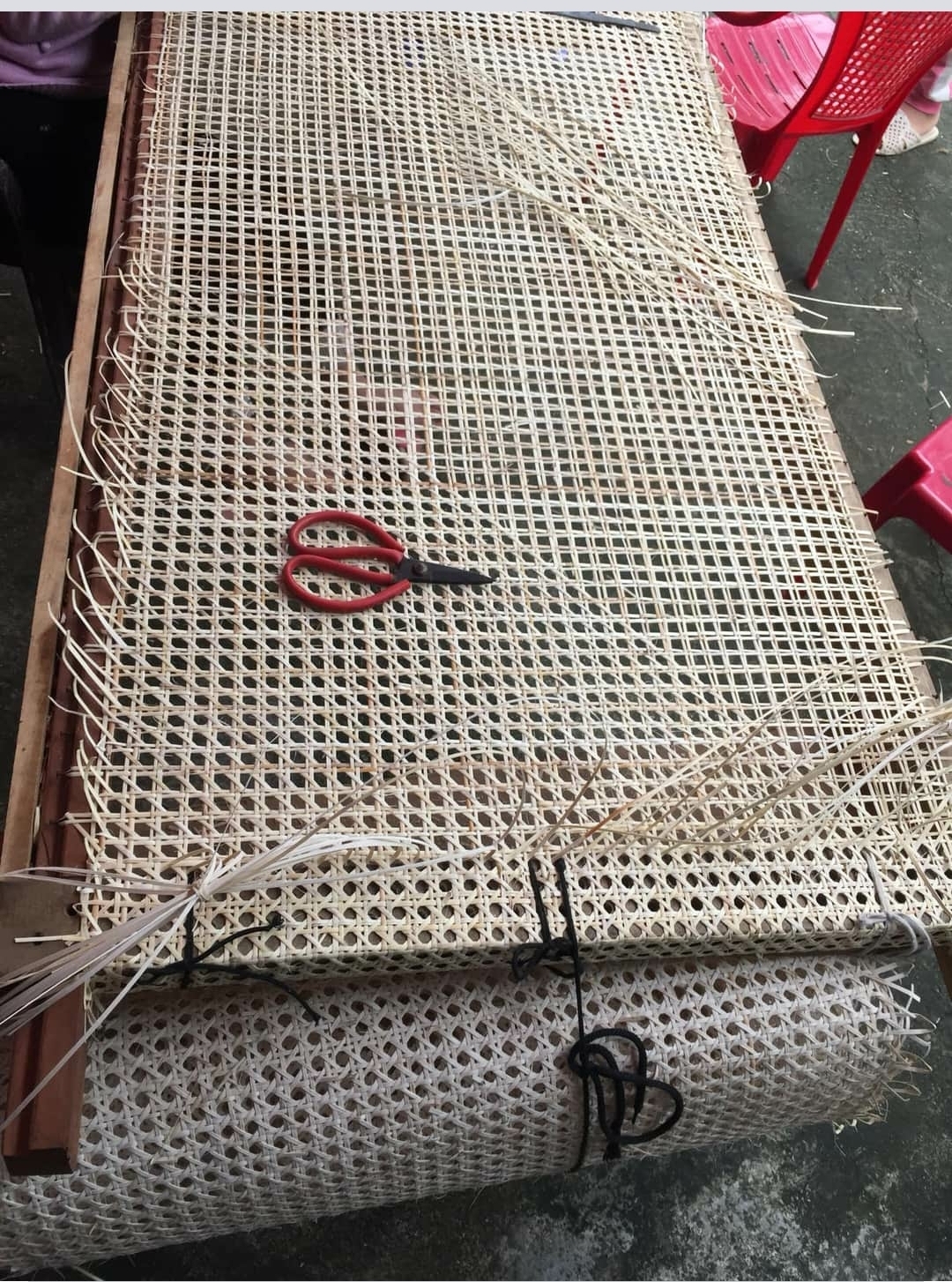 Natural Rattan Cane Webbing - 1mm Thick, Natural Beige Color | Lightweight, Breathable, Durable, Handwoven, Ideal For Furniture Crafts