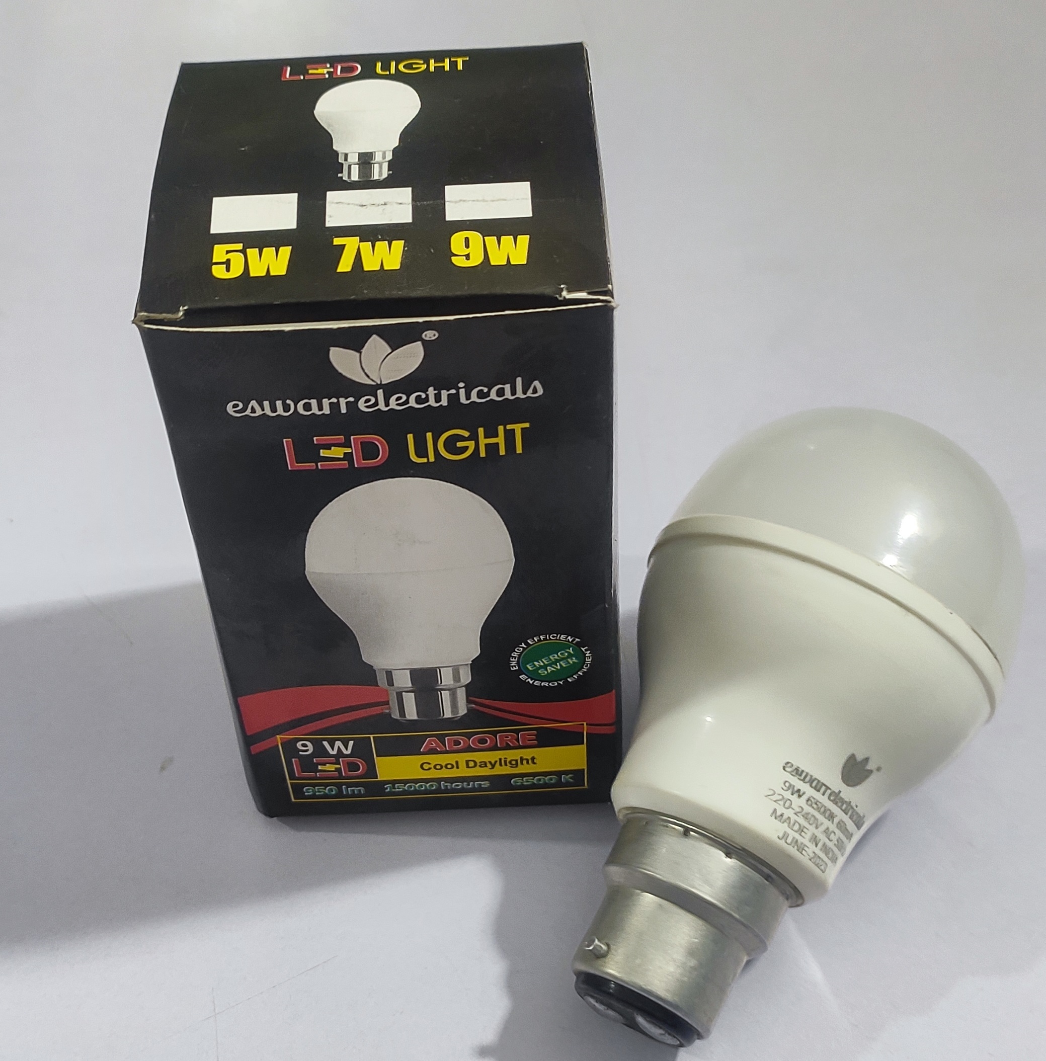 9w Led Light Bulbs By Eswarr Industries