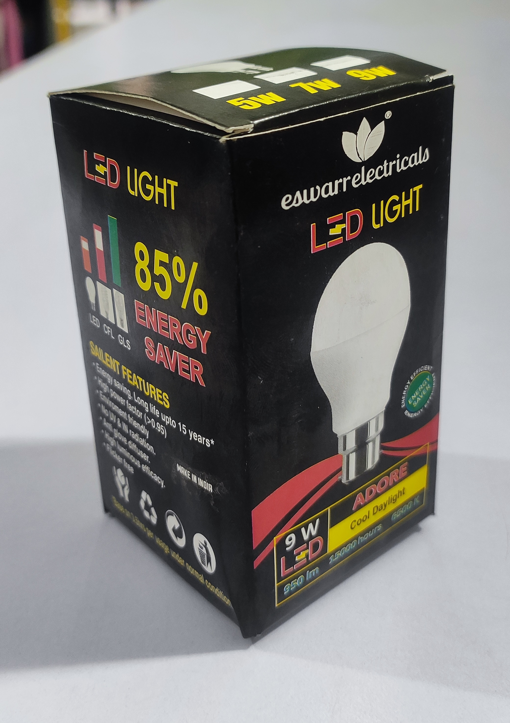 9w Led Light Bulbs By Eswarr Industries