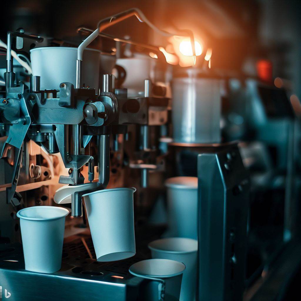 Paper Cup Nescafe Type Sheet Line Machine Jalde Sell Karna Hai