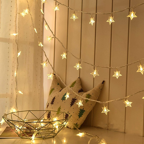Star String Lights (Warm White) - Color: Warm White