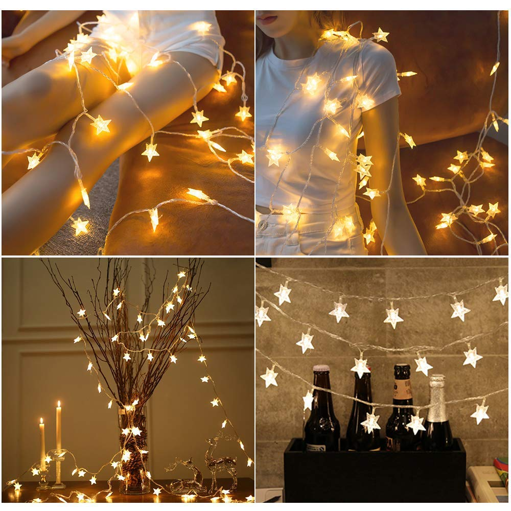 Star String Lights (Warm White) - Color: Warm White