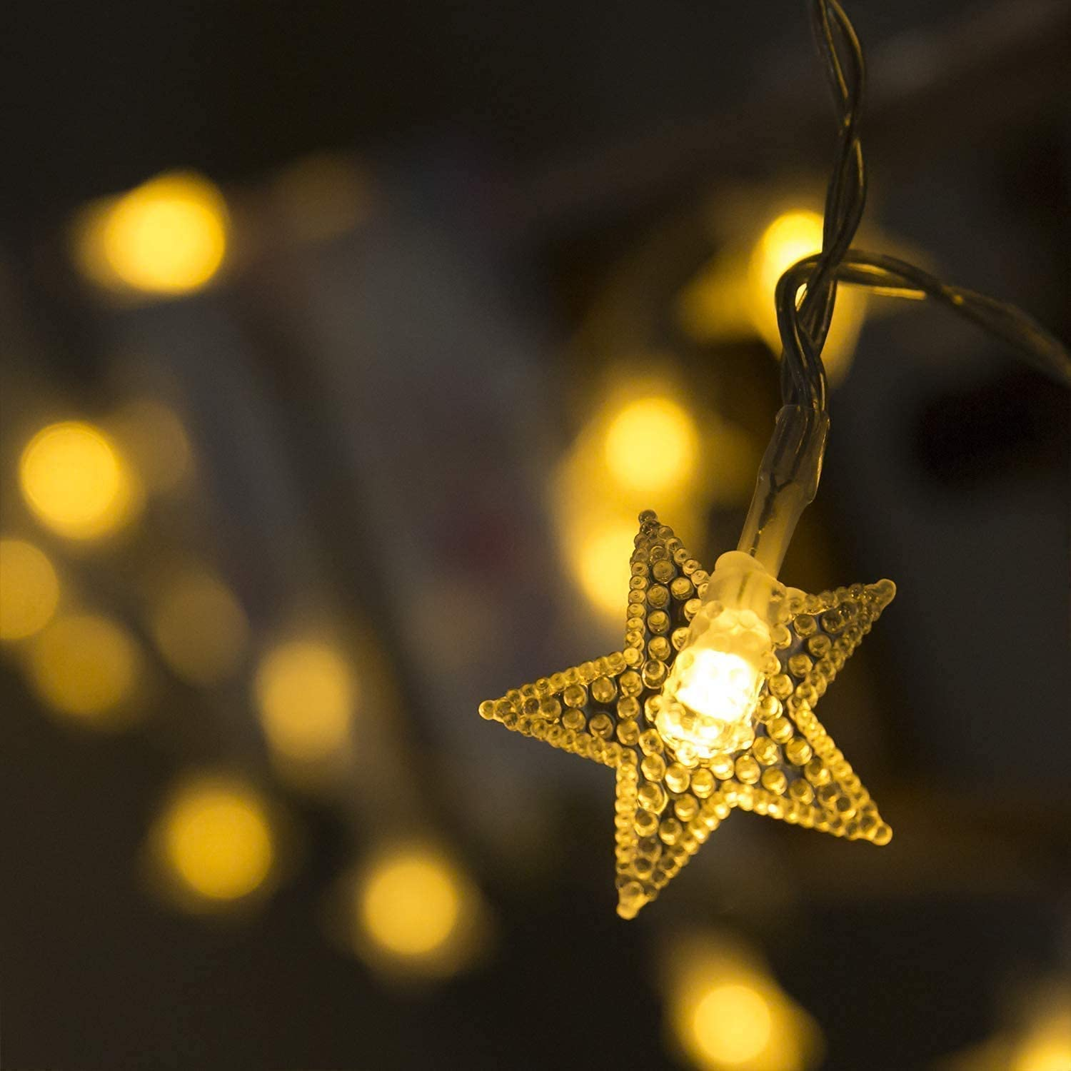 Star String Lights (Warm White) - Color: Warm White