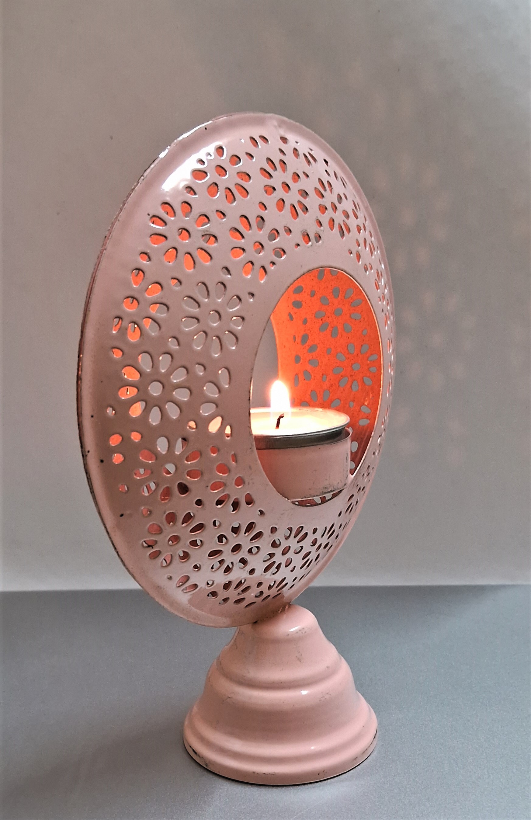Candle Votive 2 - Iron Candle Holder Set, Height 15 Cm, Diy 12 Cm | Handmade, Modern Arts Style, Ideal For Gifts And Home Decor