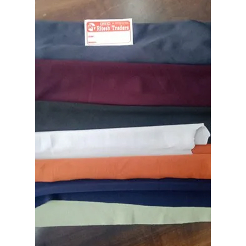 4 Way Polyester Fabric - 100% Polyester, Washable | Plain Texture, Versatile Design