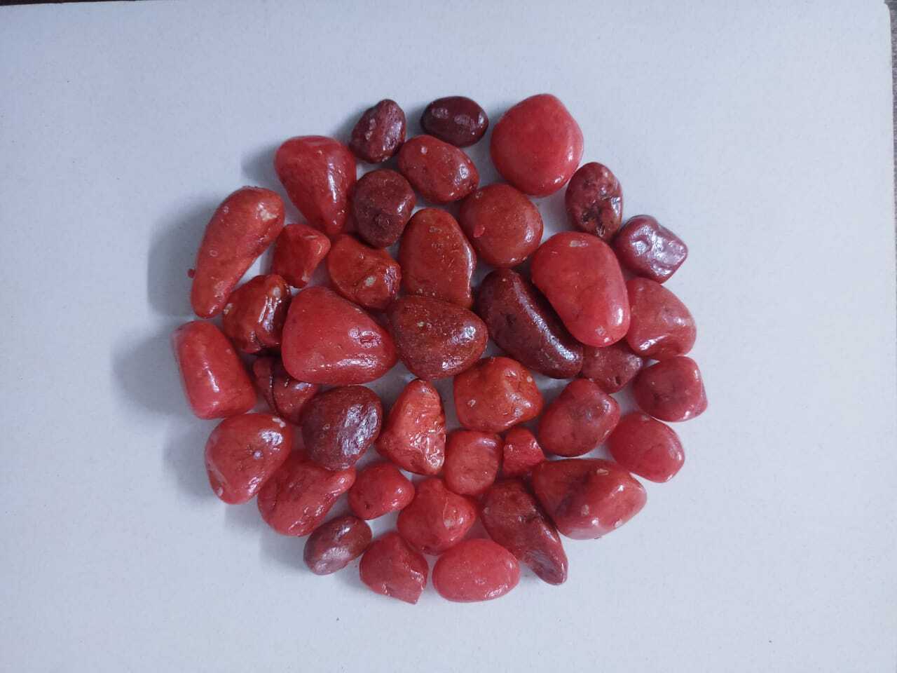 Black Coloe Coated Pebbles Stone Low Proce Landscaping Stone Show Piece Stone Pebble Near Me Solid Surface
