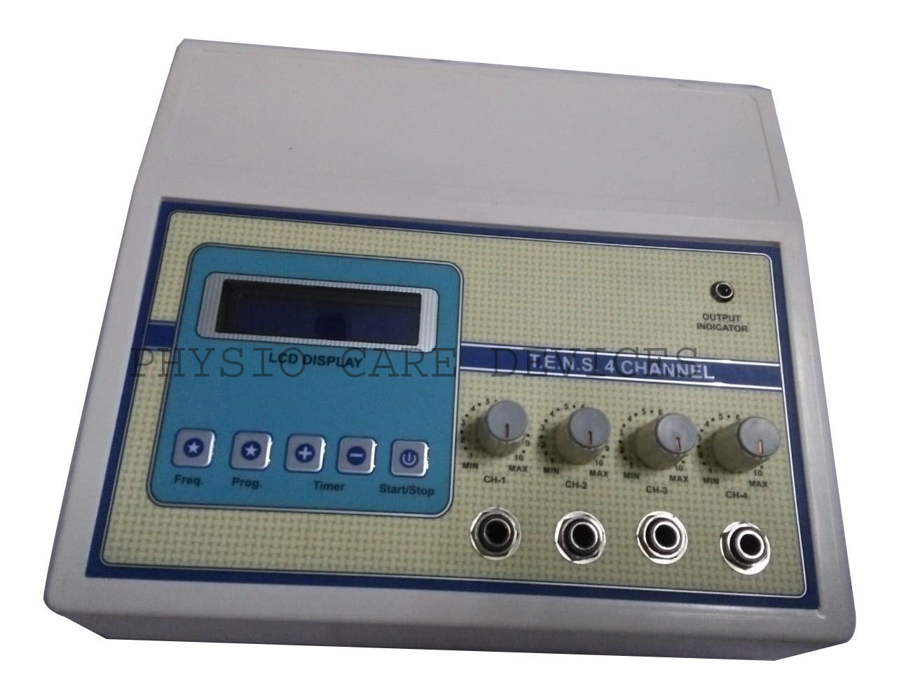 Lcd Based Four Channel Tens - Abs Plastic, 30x20x10 Cm, Frequency Range: 1 Hz - 250 Hz | Portable Electrotherapy Device For Pain Management, Recyclable