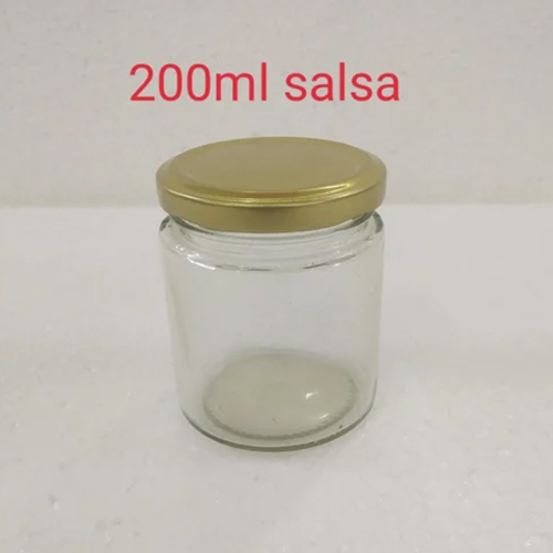 Salsa Glass Jar - Toughened Glass, Custom Size | Durable, Heat-Resistant, Corrosion-Resistant, Non-Porous, Secure Lid Design