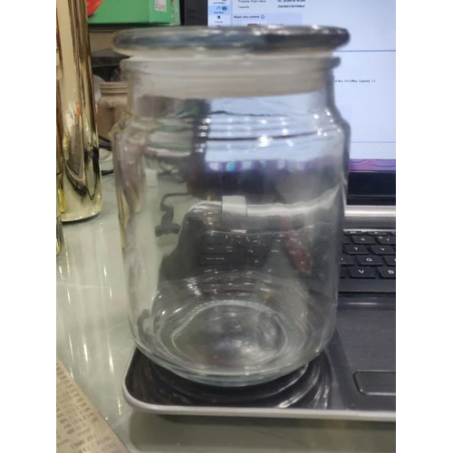 100 Ml Aromatic Candle Empty Glass Jar With Glass Lid - Toughened Glass, Polished Finish, 100 Ml Capacity , Ideal For Custom Candle Making And Storage