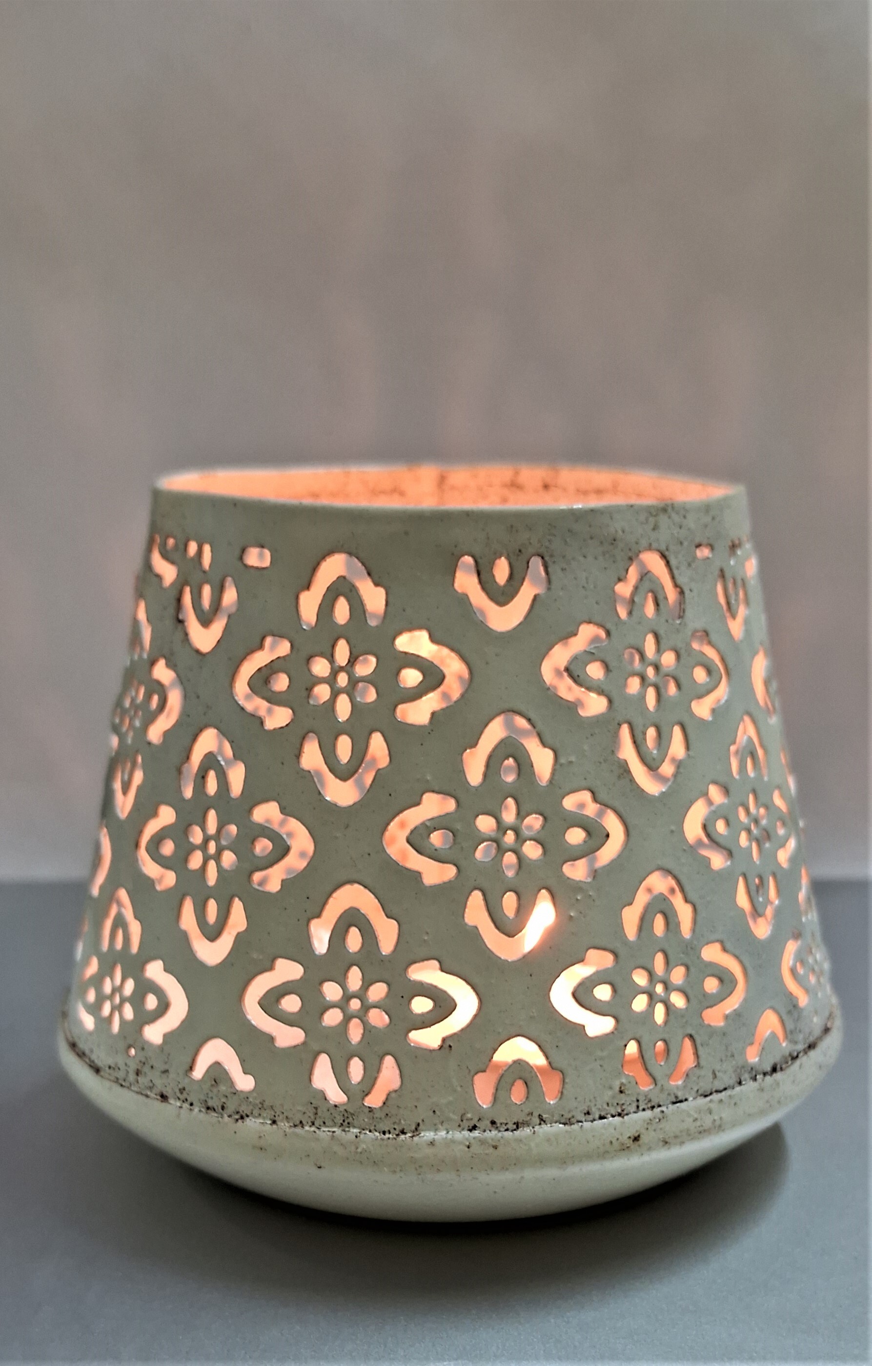Candle Votive 5 - Iron Metal Candle Holder Set, 8.5 X 9 Cm | Handmade Modern Arts Design, Decorative Votive Stand