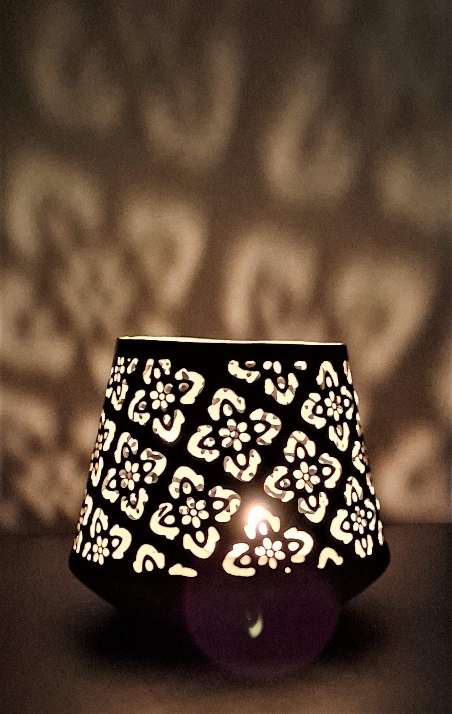 Candle Votive 5 - Iron Metal Candle Holder Set, 8.5 X 9 Cm | Handmade Modern Arts Design, Decorative Votive Stand
