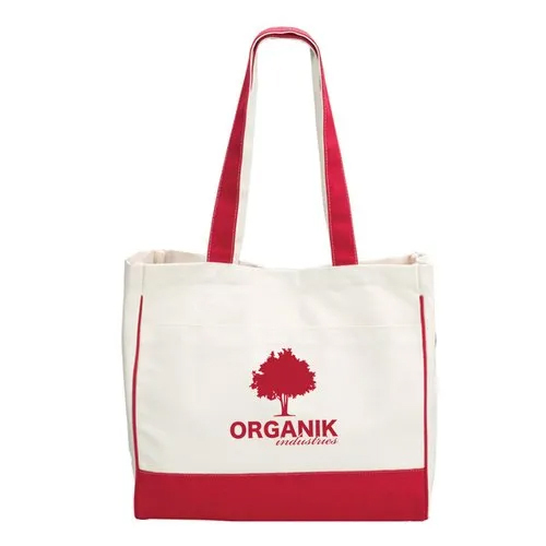 Cotton Canvas Shopping Carry Bag - Cotton Material, Modern Design, Various Colors Available | Stylish, Durable, Eco-Friendly Alternative