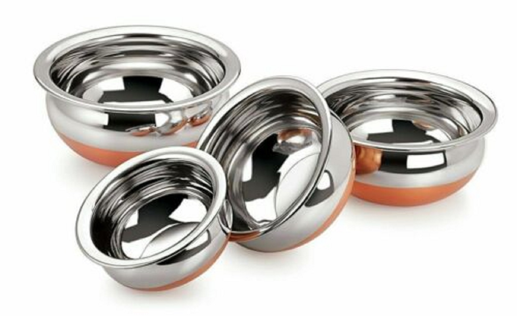 Stainless Steel Copper Bottom Handi