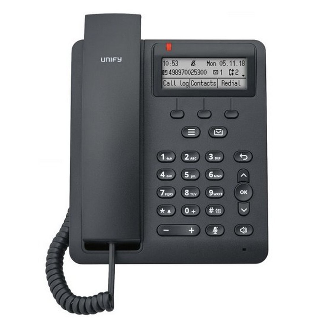 Unify Openscape Desk Phone Cp100 Ip Phone - Color: Black