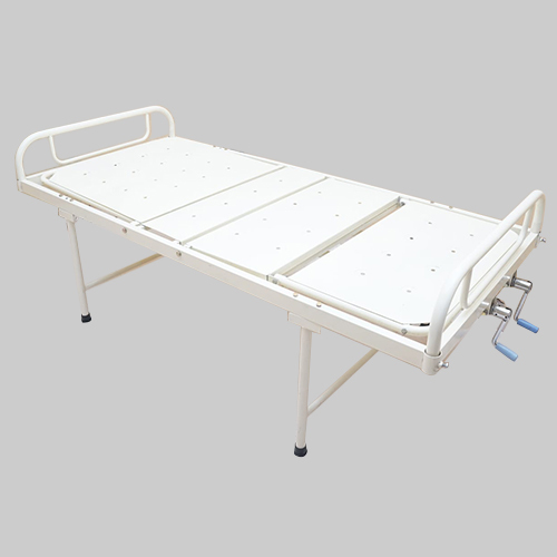 White Double Crank Semi Fowler Bed