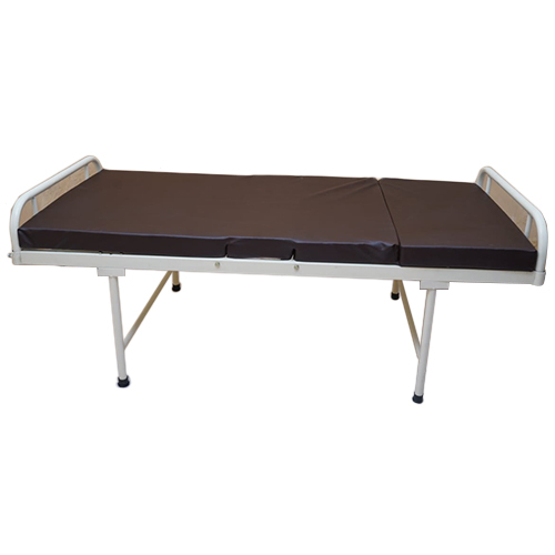 Black Semi Fowler Bed With Mattress