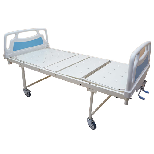 Fowler Bed - Metal Frame, White Abs Panel | Foldable, Portable, Manual Power Source
