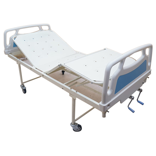 Fowler Bed - Metal Frame, White Abs Panel | Foldable, Portable, Manual Power Source