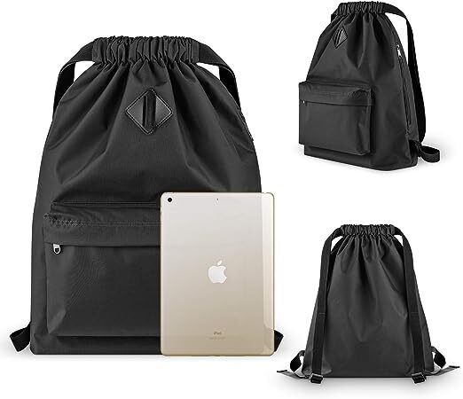 Drawstring Backpack Water Resistant String Bag