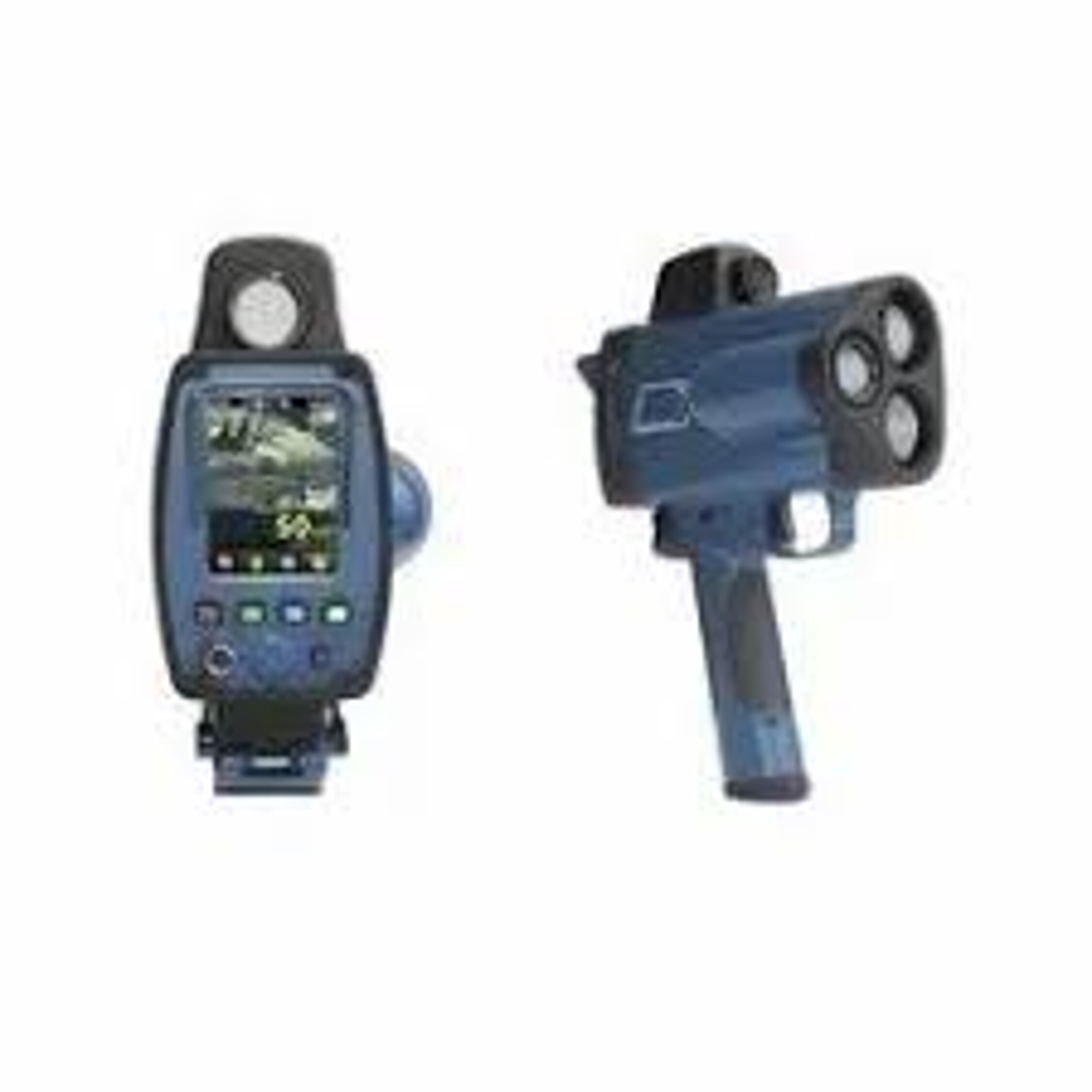 Speed Gun - Model No: Sr10 P With Printer, Blue Color, High Accuracy, Mini-printer Built Inside, Multi-function For Moving And Stationary Use